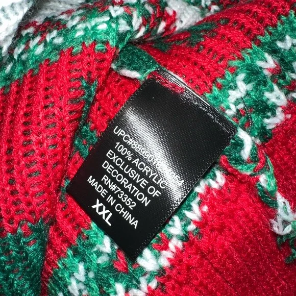 Men’s Ugly Christmas llama sweater sz XXL - Picture 5 of 6